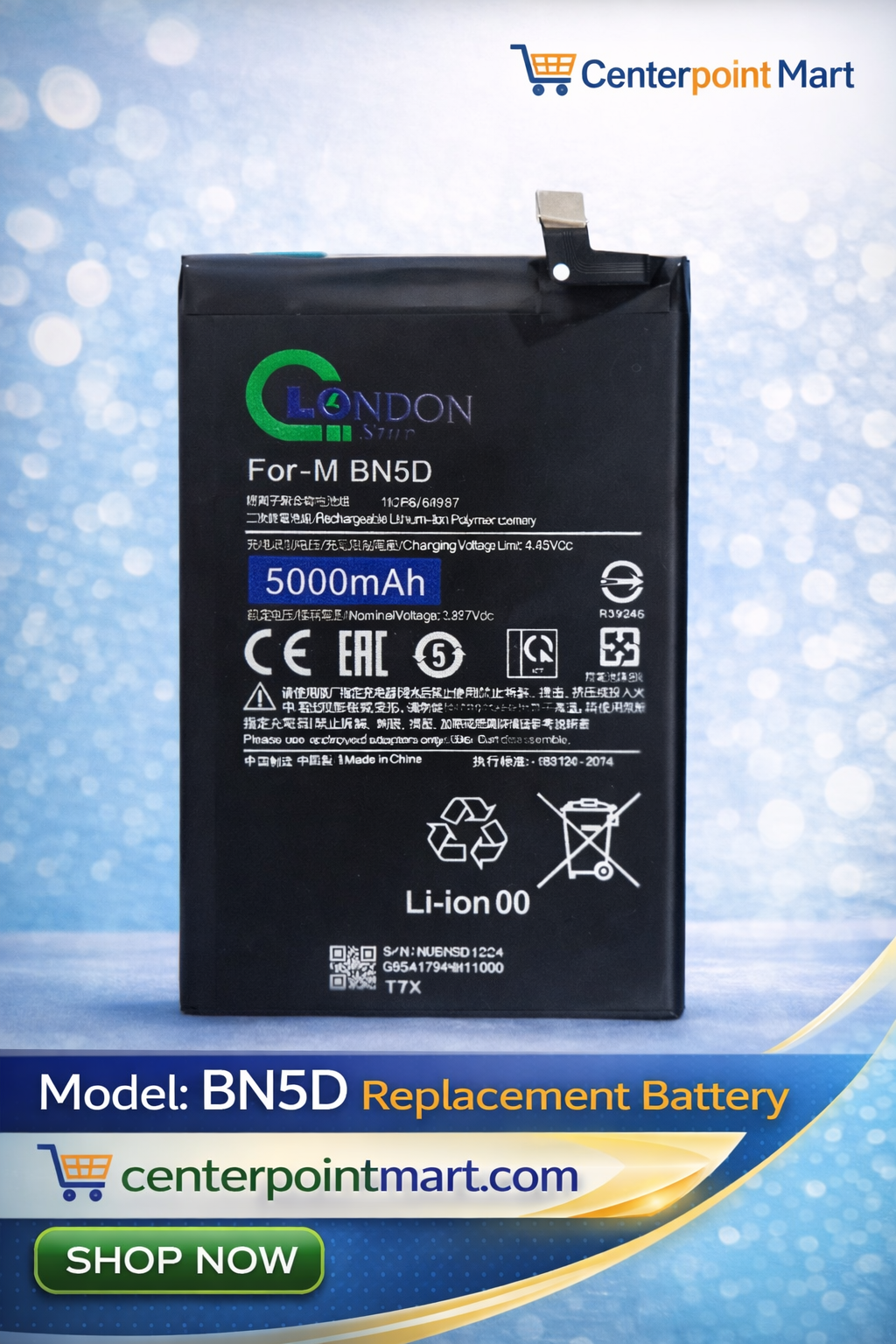 Xiaomi BN5D Battery