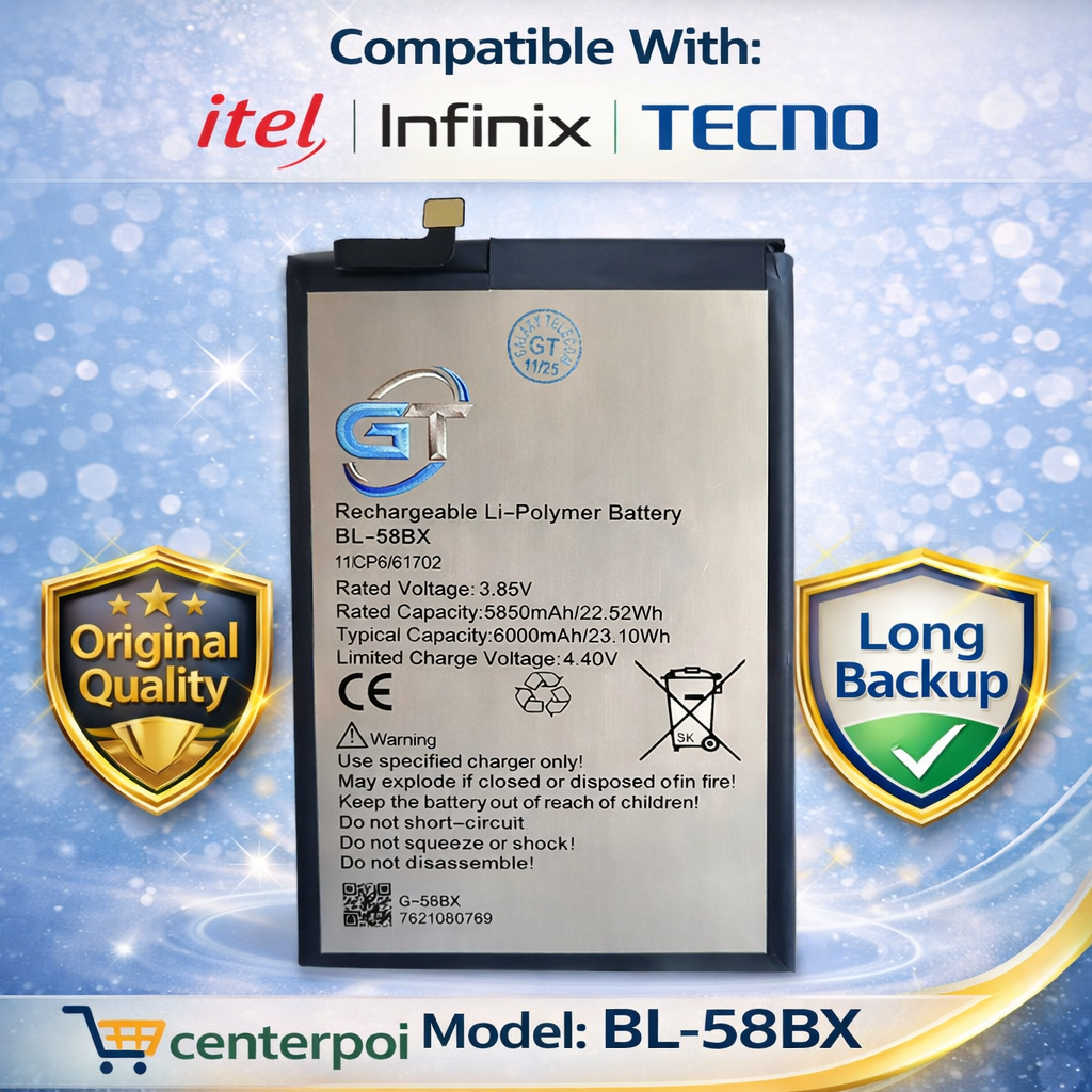 Itel Infinix Tecno Battery BL-58BX