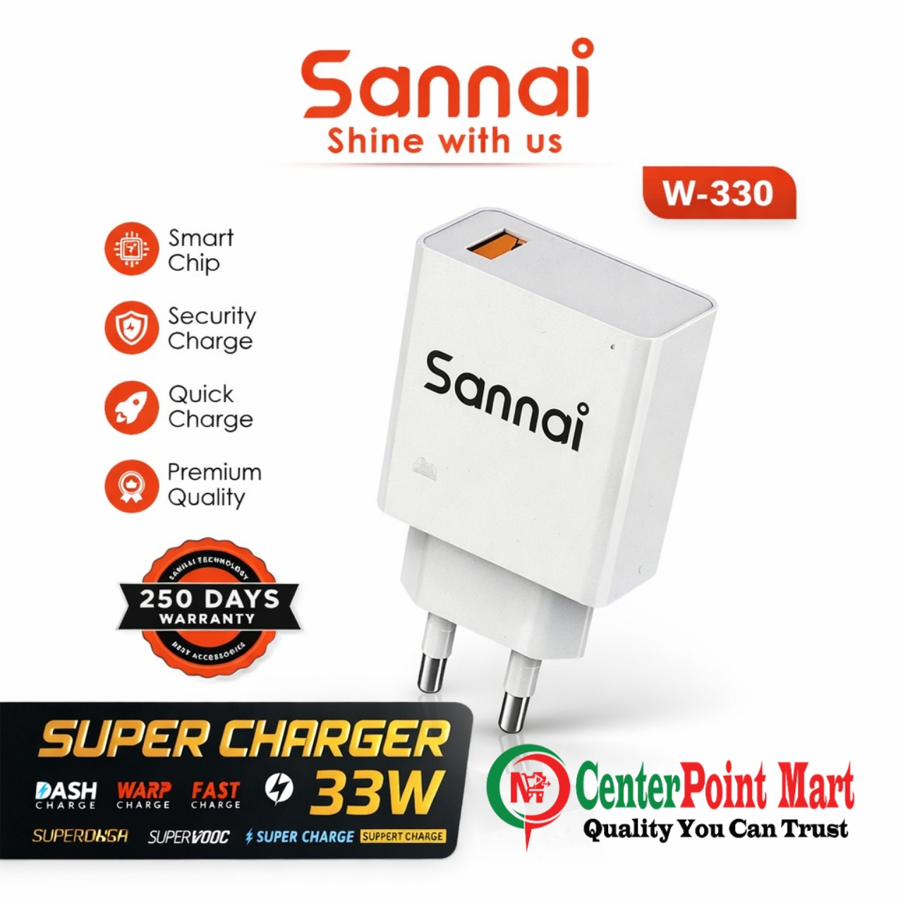 Sannai W-330 Super Charger (33W)